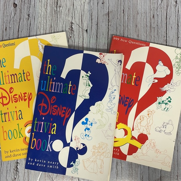 The Ultimate Disney Trivia Book Collection - Vintage  (bundle of 3) - Picture 4 of 4